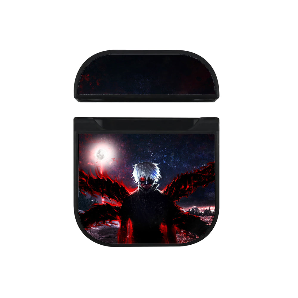 Tokyo Ghoul Ken Kaneki Anime Hard Plastic Case Cover For Apple Airpods-AirPod Case-Black-Altracase