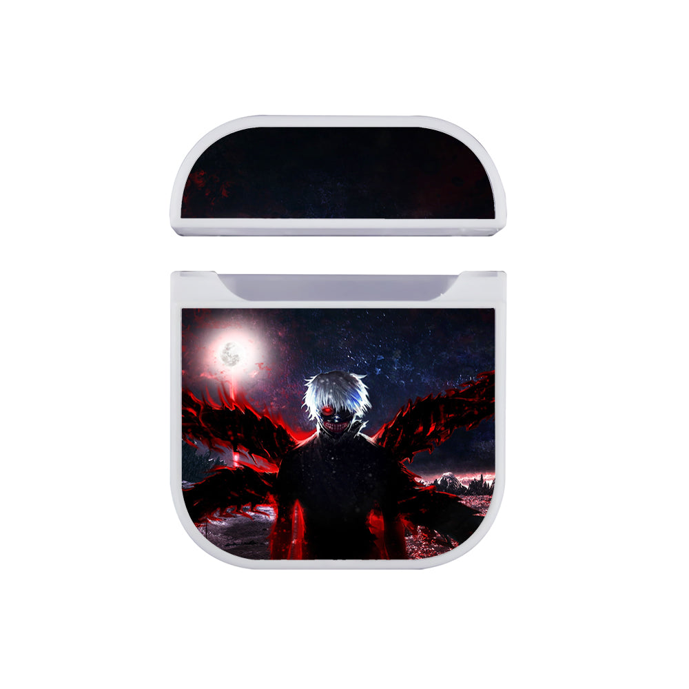 Tokyo Ghoul Ken Kaneki Anime Hard Plastic Case Cover For Apple Airpods-AirPod Case-White-Altracase