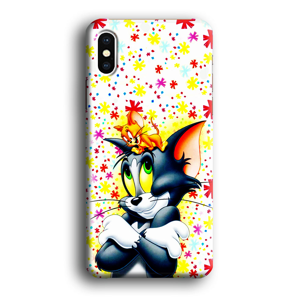 Tom and Jerry Motif iPhone Xs Case-Phone Case-3D Case-Altracase