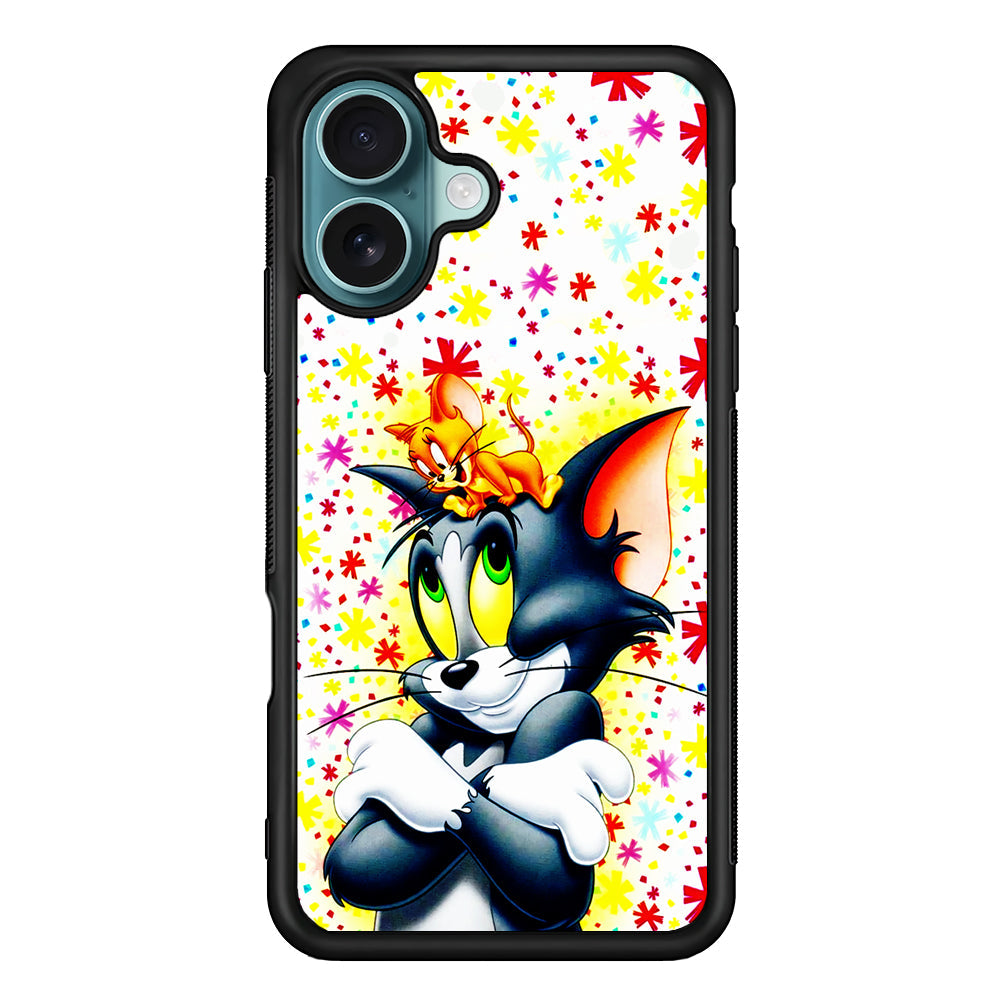 Tom and Jerry Motif iPhone 16 Plus Case - Altracase