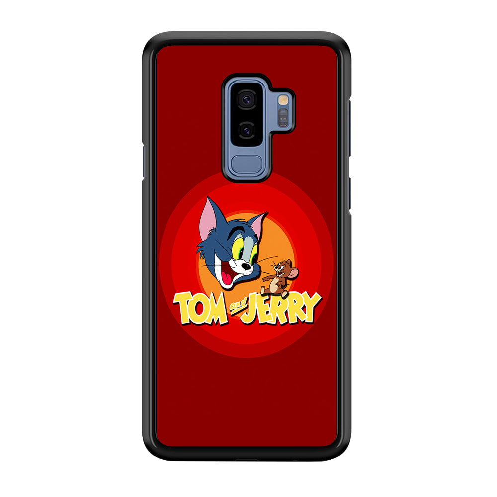 Tom and Jerry Red Samsung Galaxy S9 Plus Case-Phone Case-Rubber Black (2D Case)-Altracase