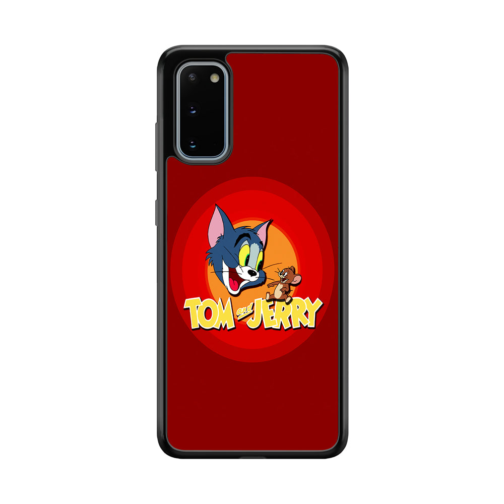 Tom and Jerry Red Samsung Galaxy S20 Case-Phone Case-Rubber Black (2D Case)-Altracase