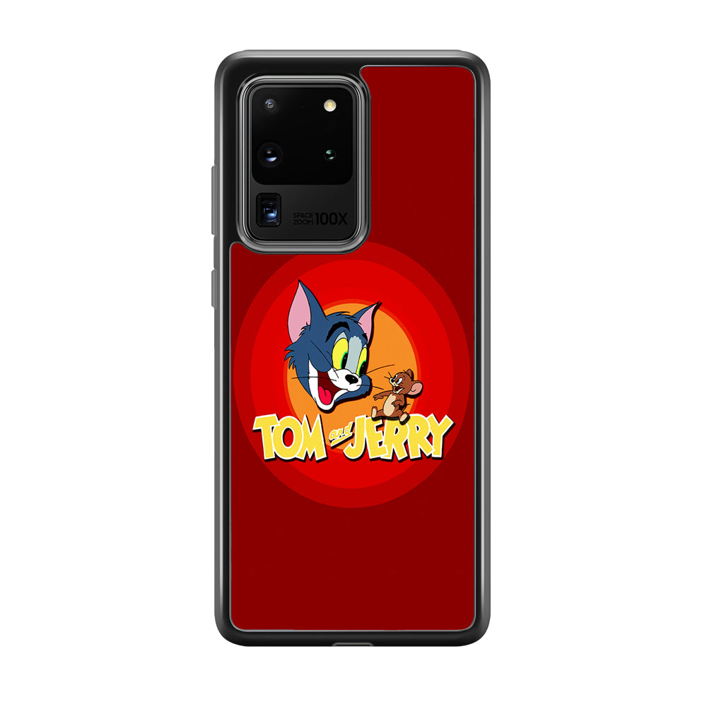 Tom and Jerry Red Samsung Galaxy S20 Ultra Case-Phone Case-Tempered Glass Case-Altracase