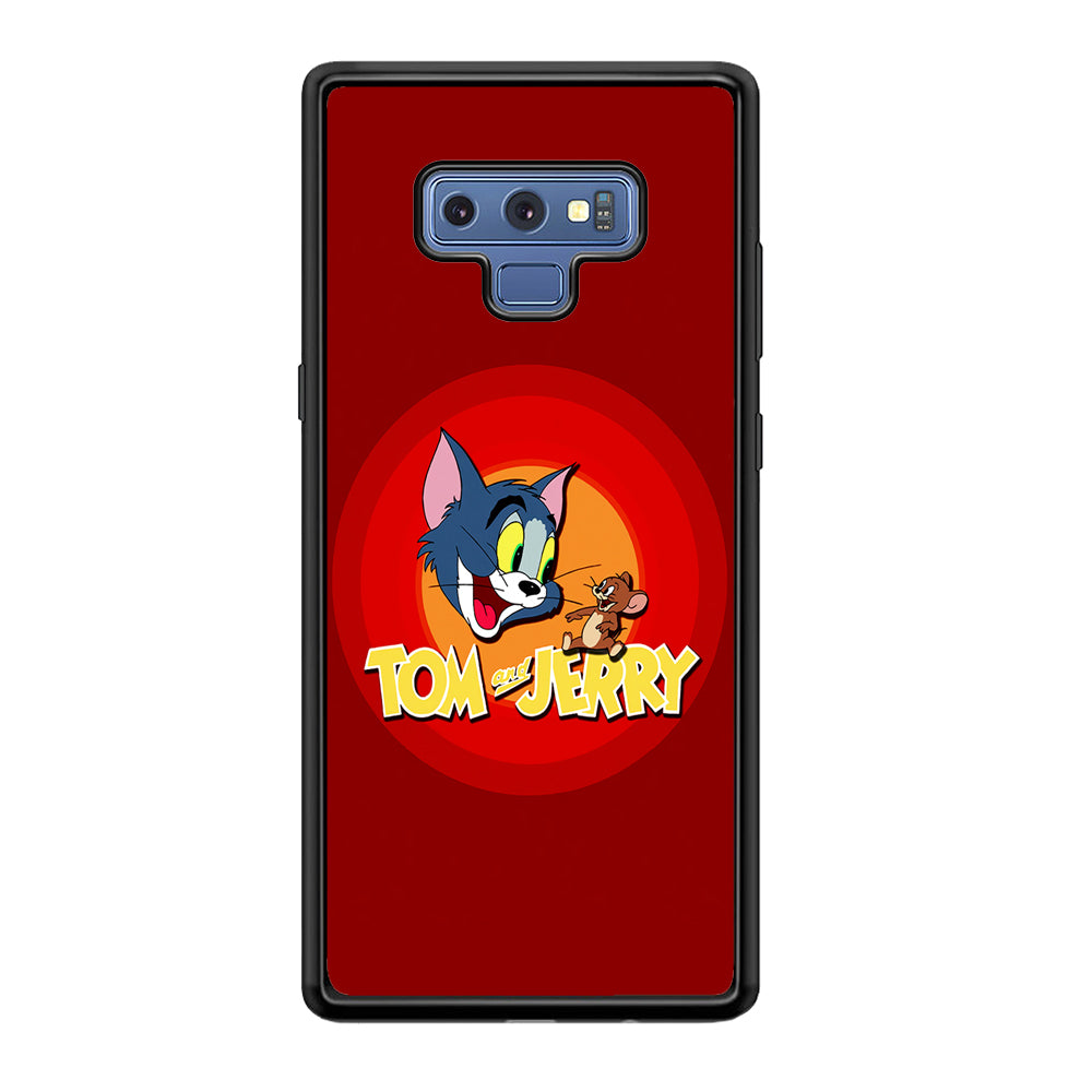 Tom and Jerry Red Samsung Galaxy Note 9 Case-Phone Case-Rubber Black (2D Case)-Altracase