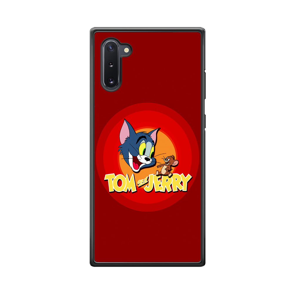 Tom and Jerry Red Samsung Galaxy Note 10 Case-Phone Case-Rubber Black (2D Case)-Altracase