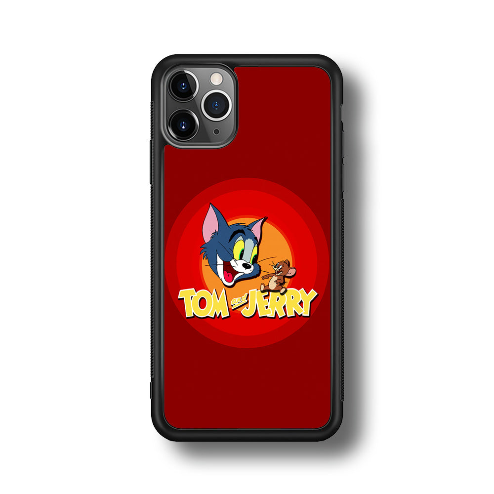Tom and Jerry Red iPhone 11 Pro Max Case-Phone Case-Rubber Black (2D Case)-Altracase