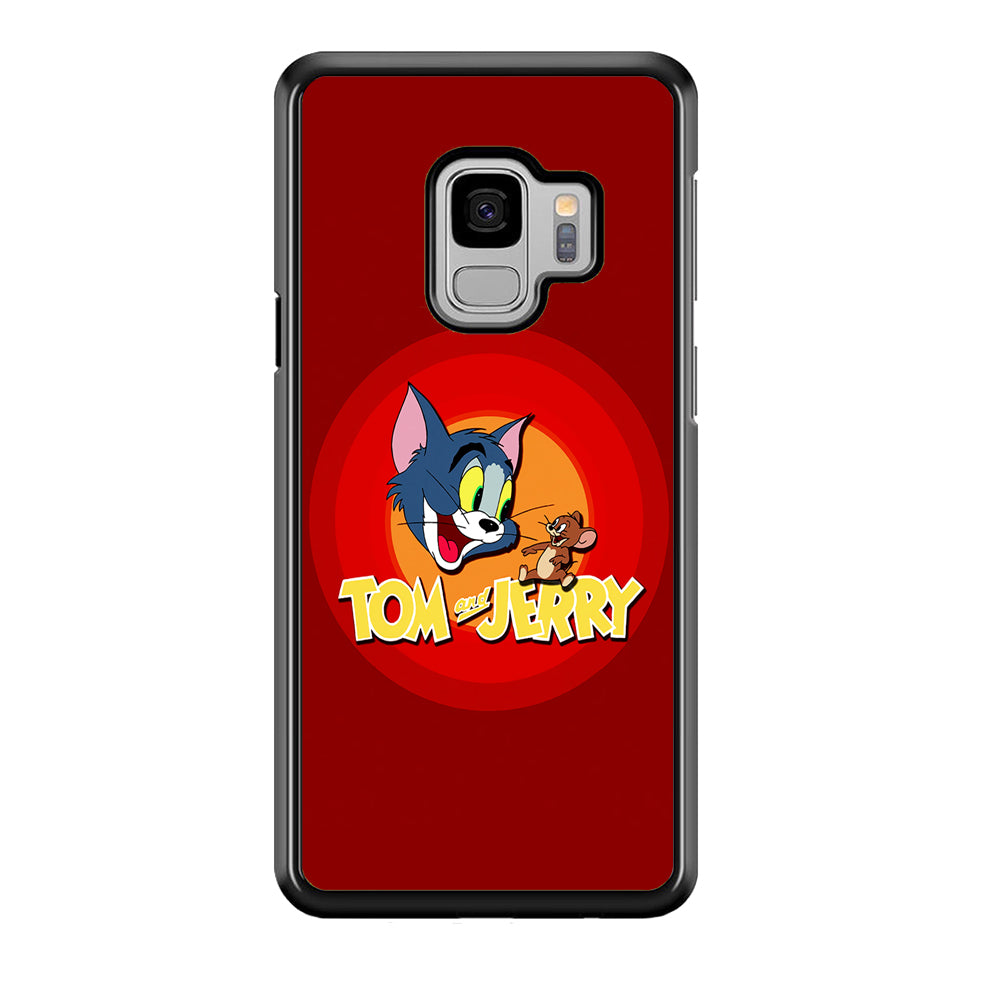 Tom and Jerry Red Samsung Galaxy S9 Case-Phone Case-Rubber Black (2D Case)-Altracase