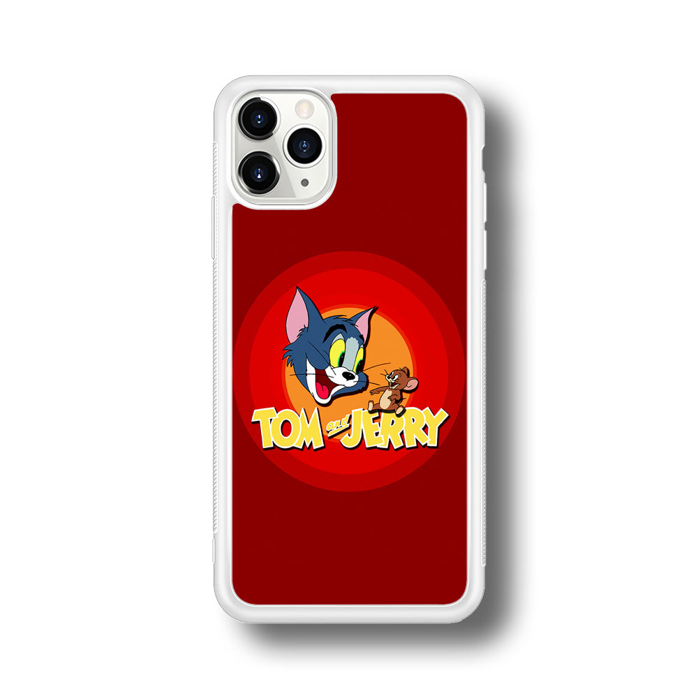 Tom and Jerry Red iPhone 11 Pro Max Case-Phone Case-Rubber White (2D Case)-Altracase