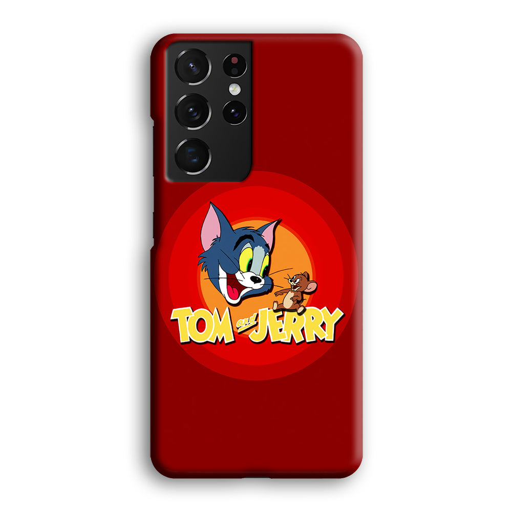 Tom and Jerry Red Samsung Galaxy S24 Ultra Case-Phone Case-3D Case-Altracase