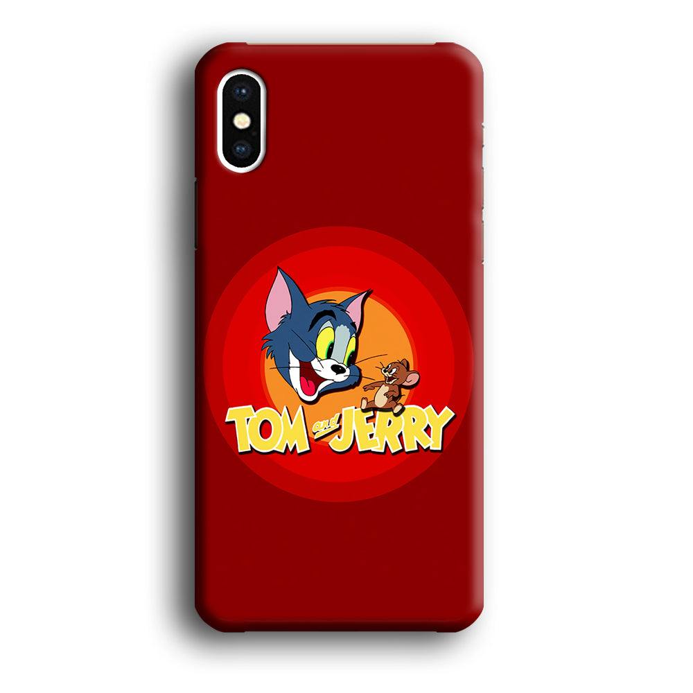 Tom and Jerry Red iPhone Xs Case-Phone Case-3D Case-Altracase