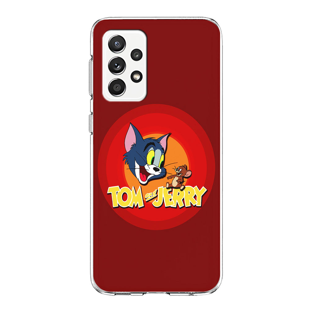 Tom and Jerry Red Samsung Galaxy A72 Case-Phone Case-Clear Soft Case-Altracase
