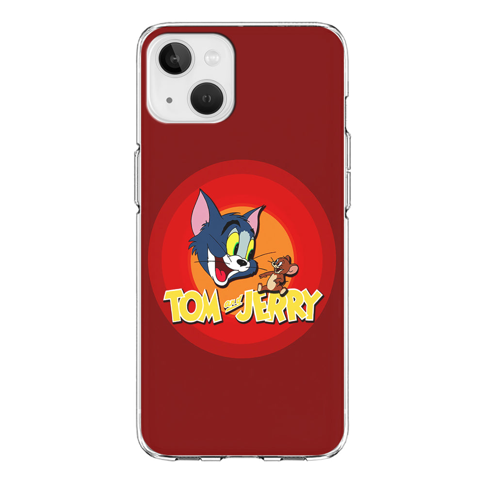 Tom and Jerry Red iPhone 13 Mini Case-Phone Case-Clear Soft Case-Altracase