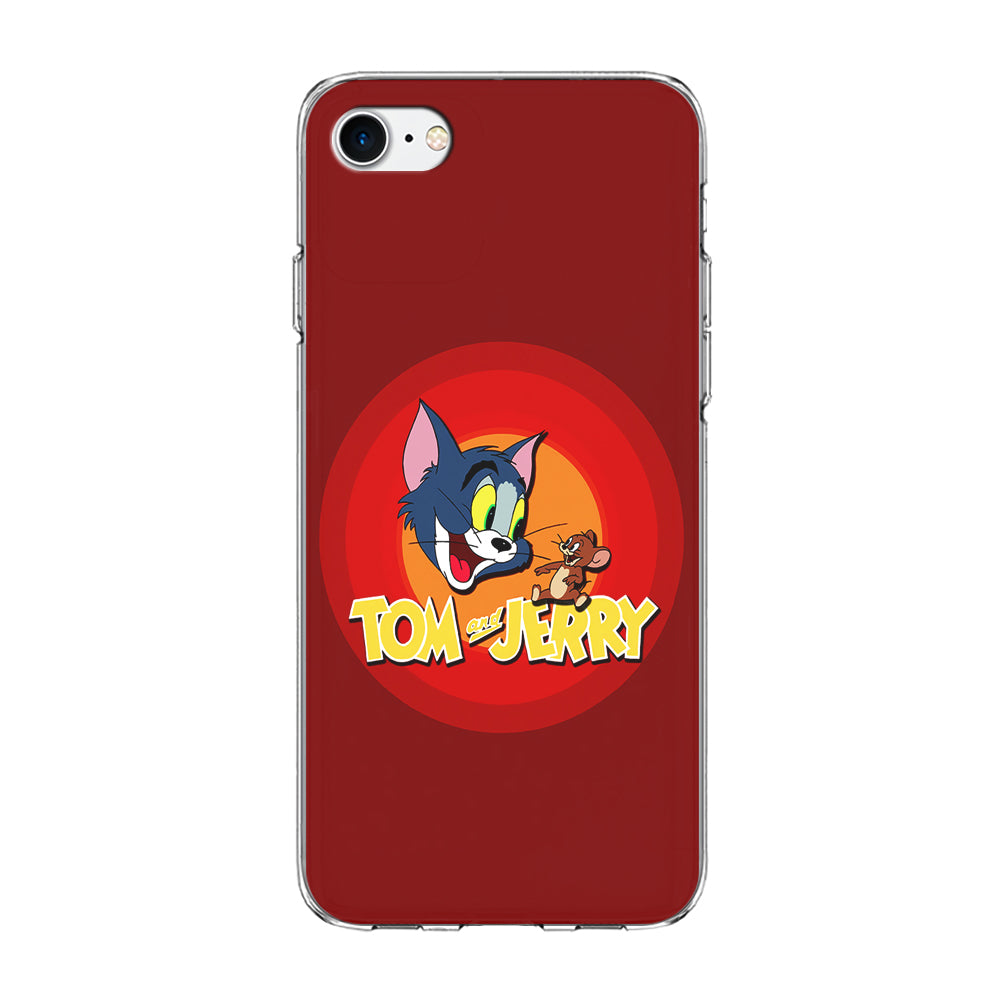 Tom and Jerry Red iPhone 8 Case-Phone Case-Clear Soft Case-Altracase