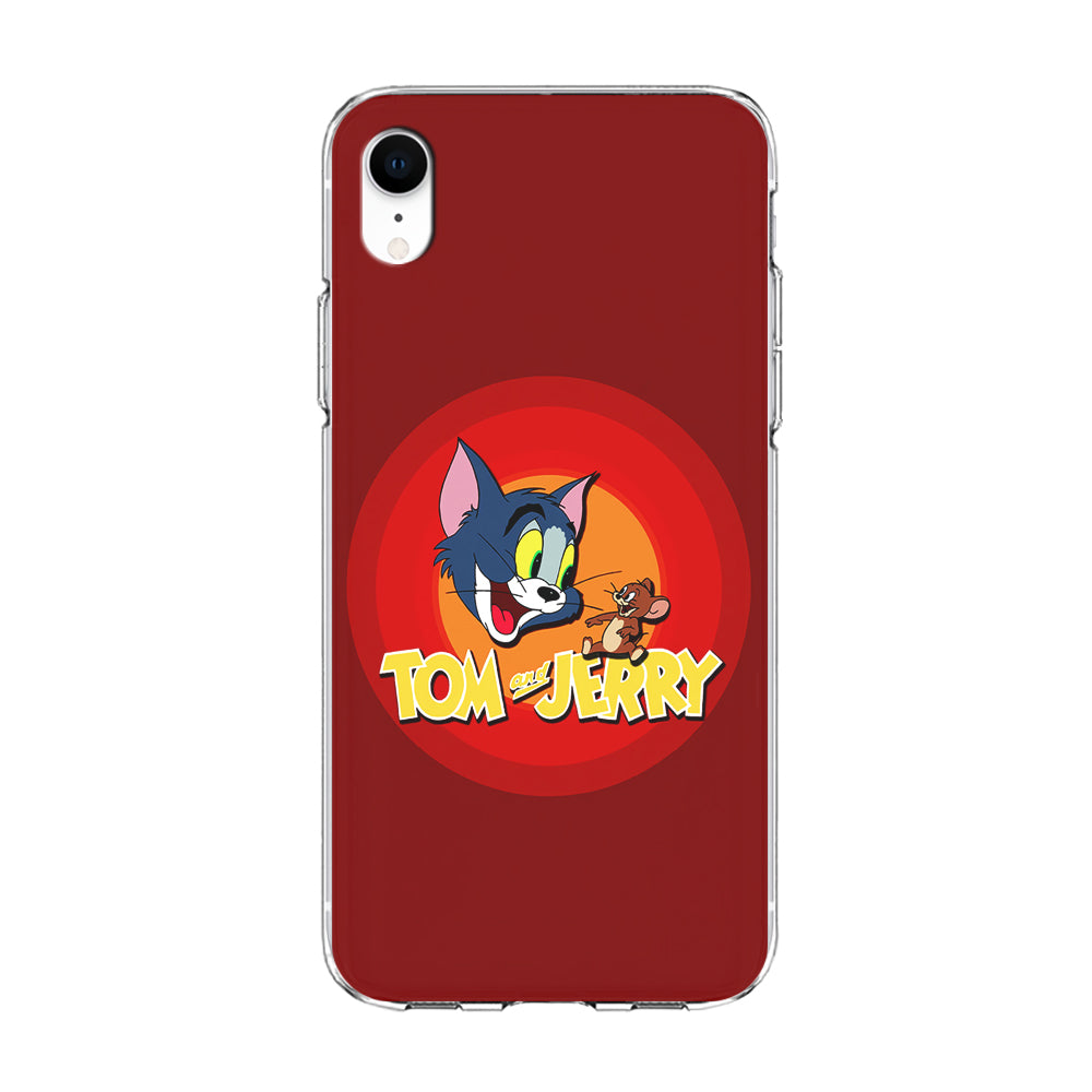 Tom and Jerry Red iPhone XR Case-Phone Case-Clear Soft Case-Altracase