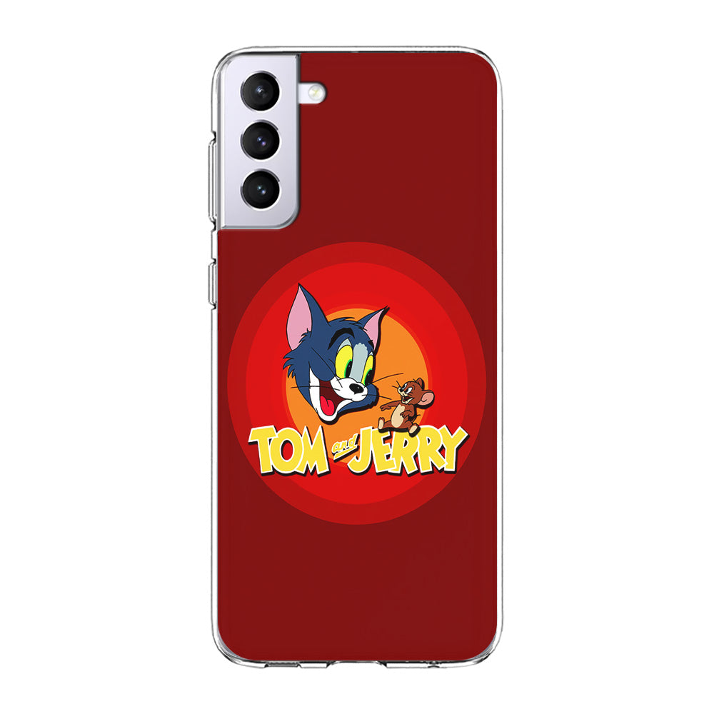Tom and Jerry Red Samsung Galaxy S21 Plus Case-Phone Case-Clear Soft Case-Altracase