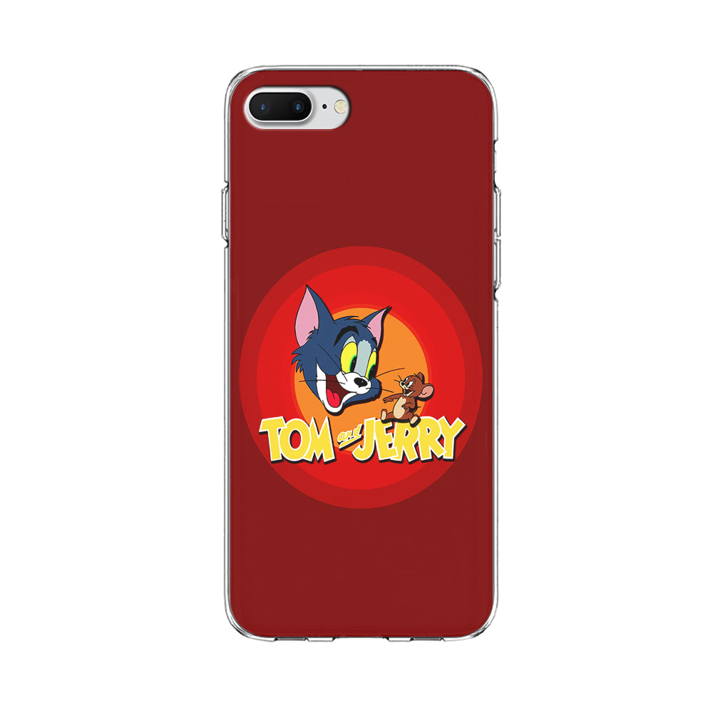 Tom and Jerry Red iPhone 8 Plus Case-Phone Case-Clear Soft Case-Altracase