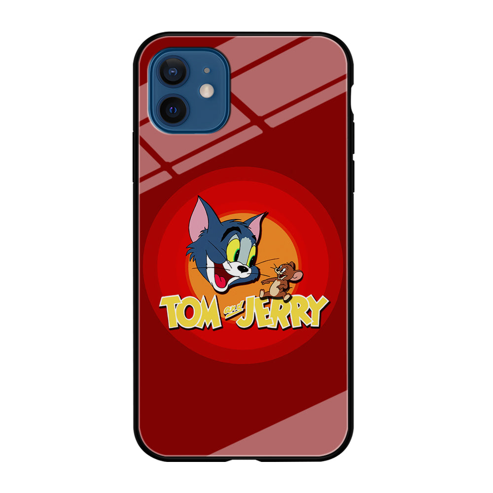 Tom and Jerry Red iPhone 12 Mini Case-Phone Case-Tempered Glass Case-Altracase