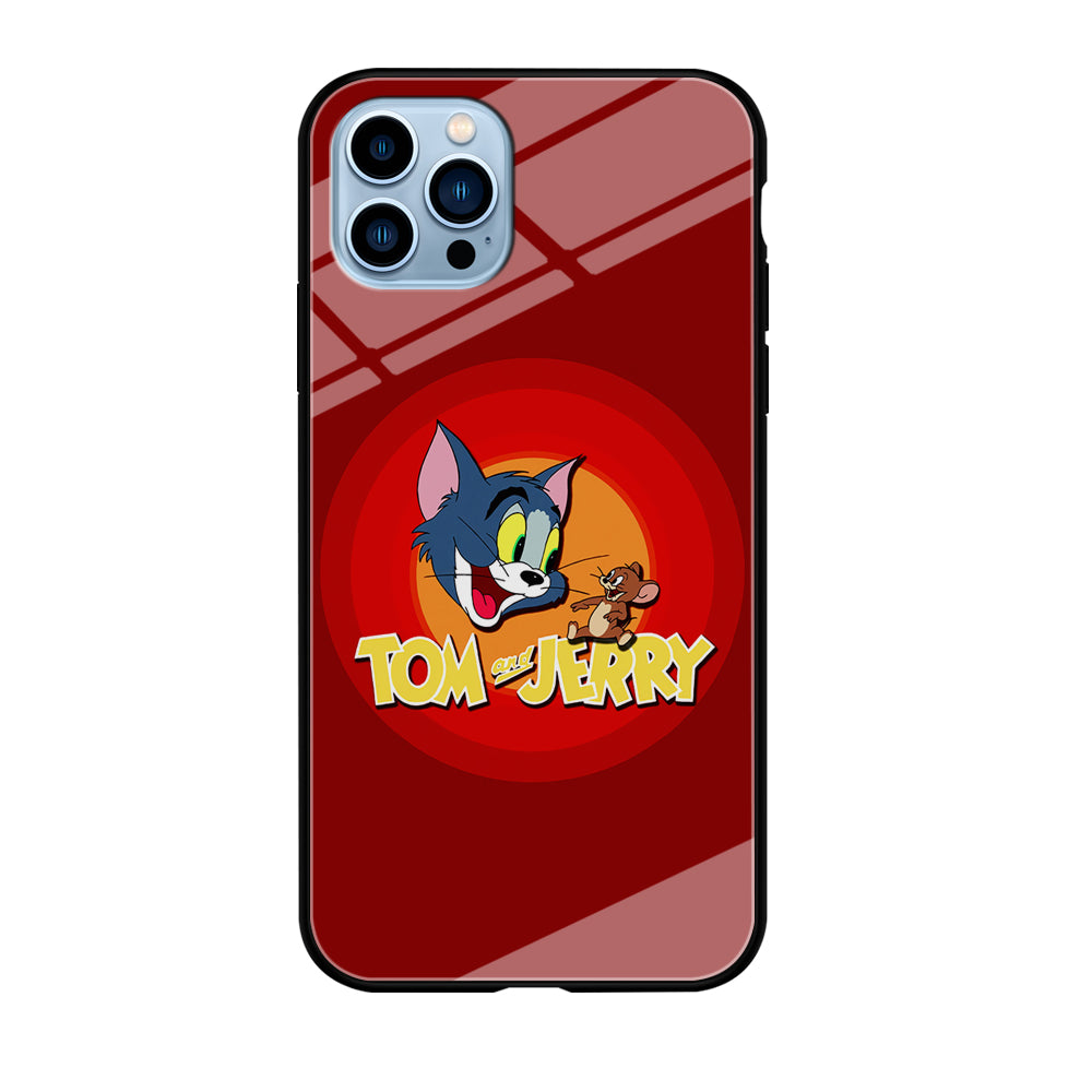 Tom and Jerry Red iPhone 12 Pro Max Case-Phone Case-Tempered Glass Case-Altracase