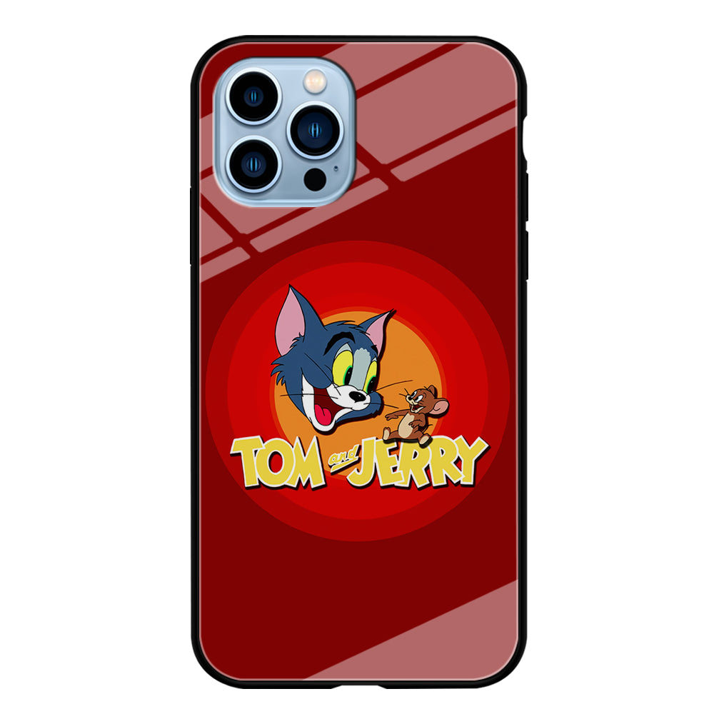 Tom and Jerry Red iPhone 15 Pro Case-Phone Case-Tempered Glass Case-Altracase
