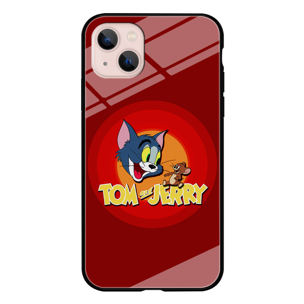 Tom and Jerry Red iPhone 13 Mini Case-Phone Case-Tempered Glass Case-Altracase
