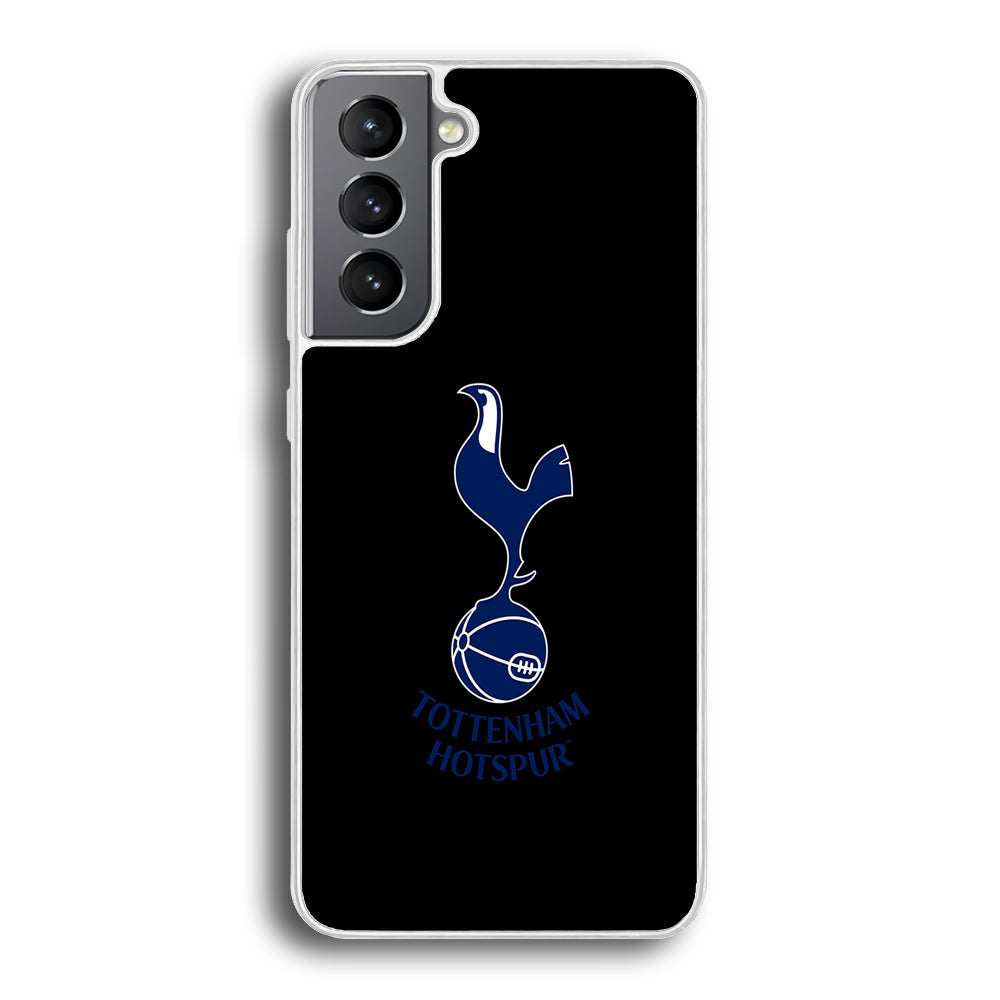 Tottenham Hotspur Logo Black Samsung Galaxy S21 Plus Case-Phone Case-Rubber White (2D Case)-Altracase