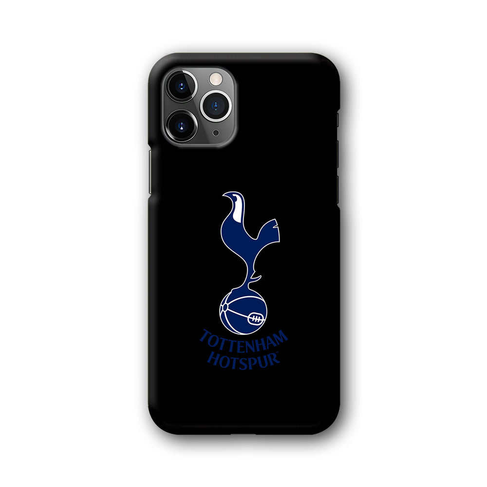 Tottenham Hotspur Logo Black iPhone 11 Pro Max Case-Phone Case-Rubber Black (2D Case)-Altracase