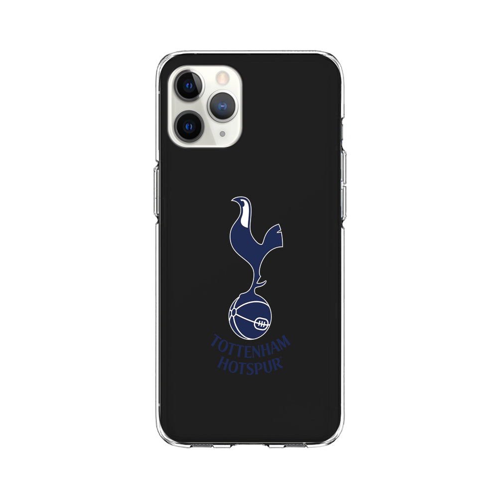 Tottenham Hotspur Logo Black iPhone 11 Pro Max Case-Phone Case-Clear Soft Case-Altracase