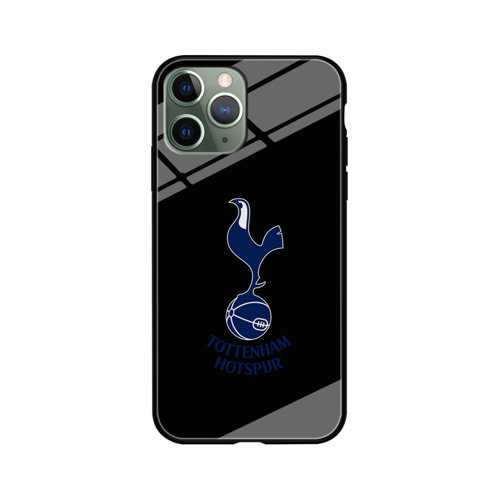 Tottenham Hotspur Logo Black iPhone 11 Pro Max Case-Phone Case-Tempered Glass Case-Altracase
