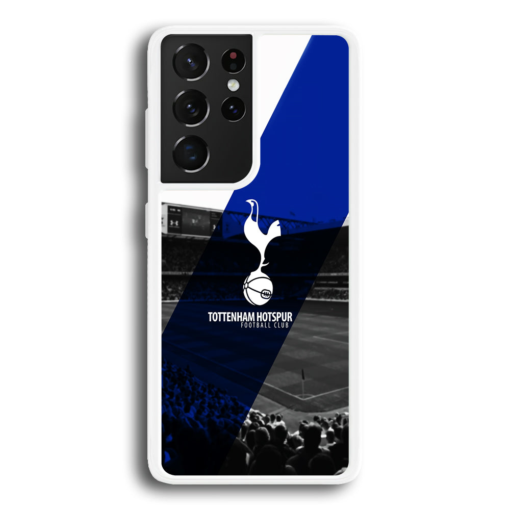 Tottenham Hotspur The Spurs Samsung Galaxy S21 Ultra Case-Phone Case-Rubber White (2D Case)-Altracase