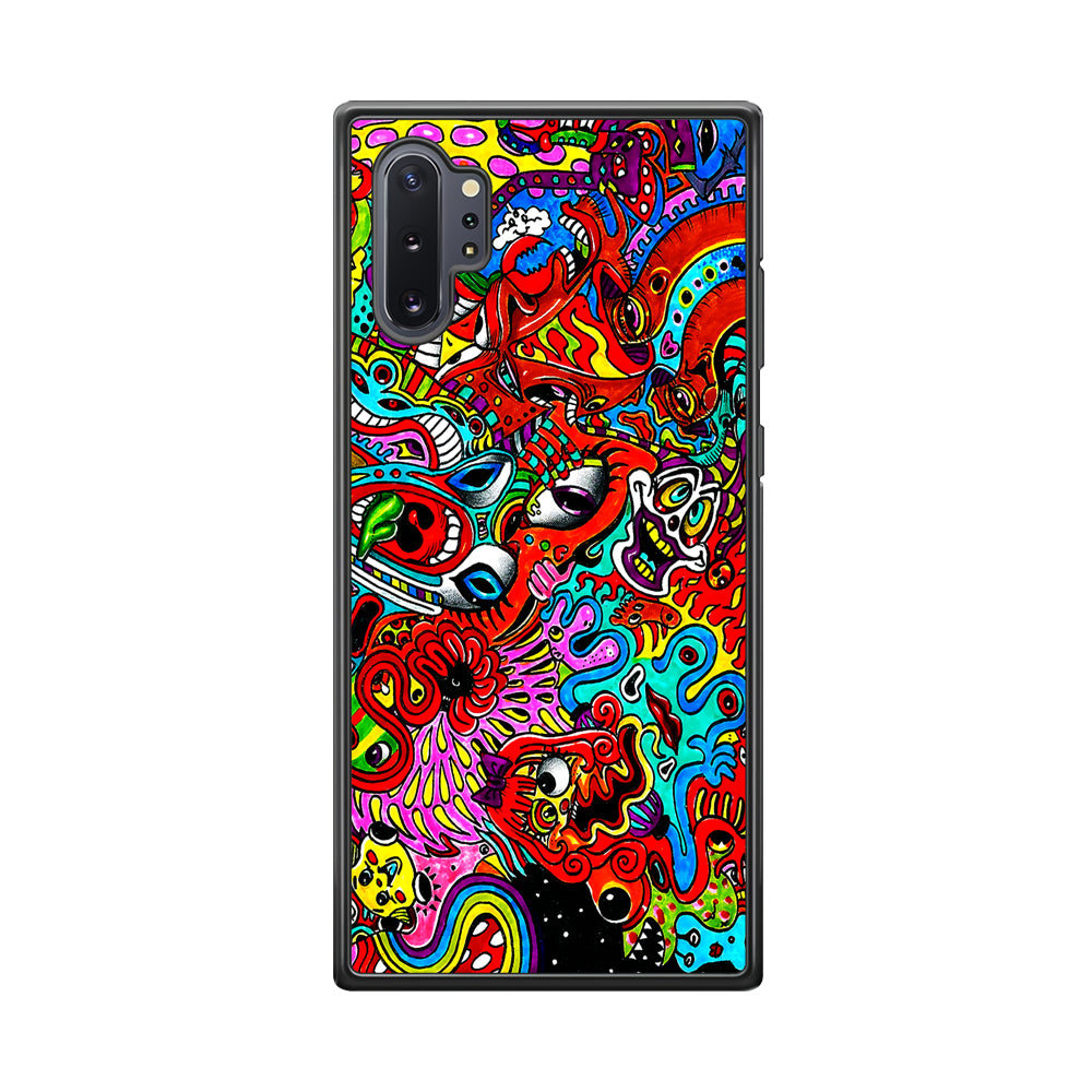 Trippy Aesthetic Colorful Samsung Galaxy Note 10 Plus Case-Phone Case-Tempered Glass Case-Altracase