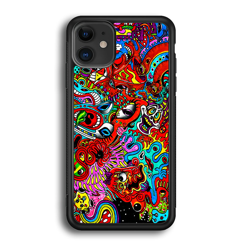 Trippy Aesthetic Colorful iPhone 12 Mini Case - Altracase