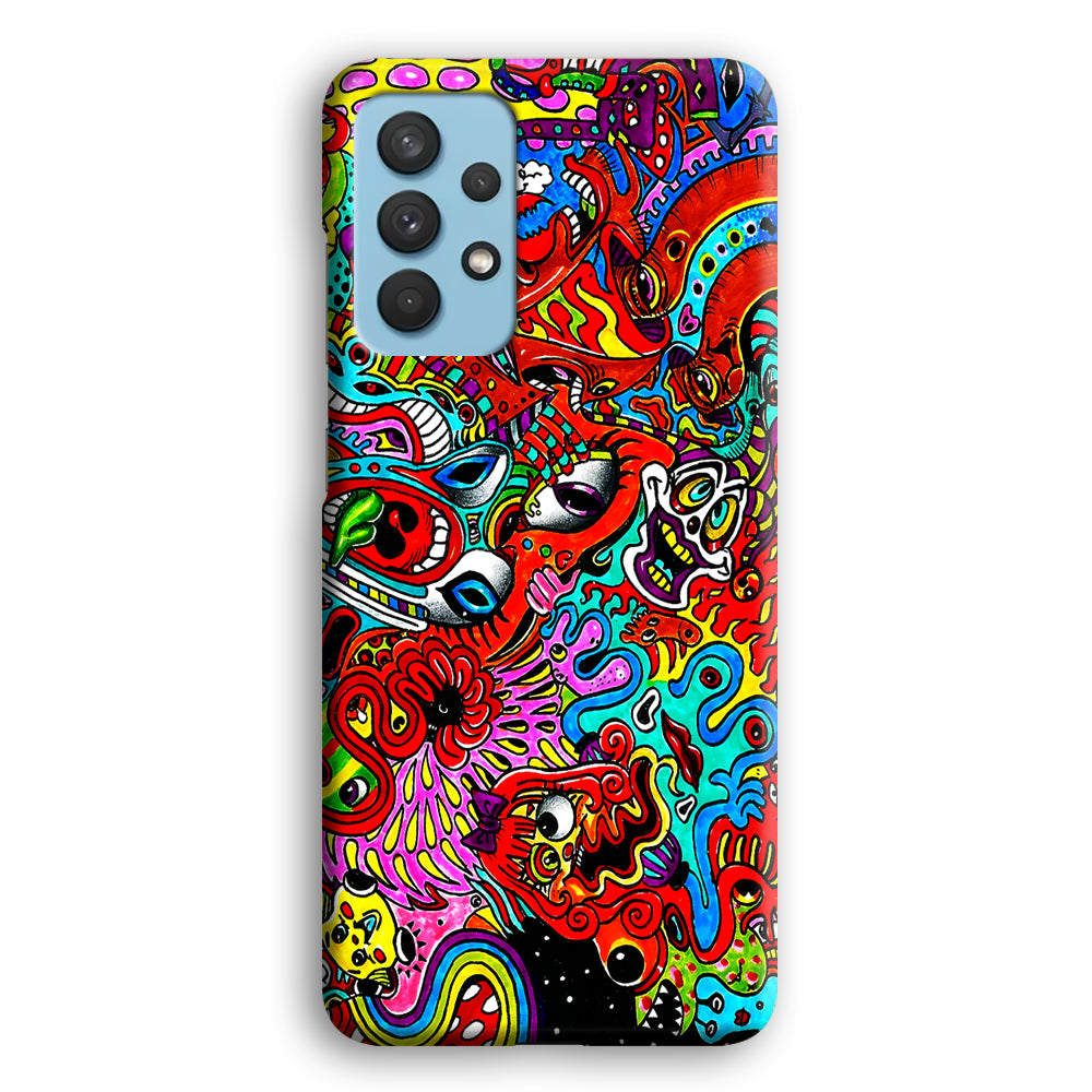 Trippy Aesthetic Colorful Samsung Galaxy A32 Case-Phone Case-3D Case-Altracase