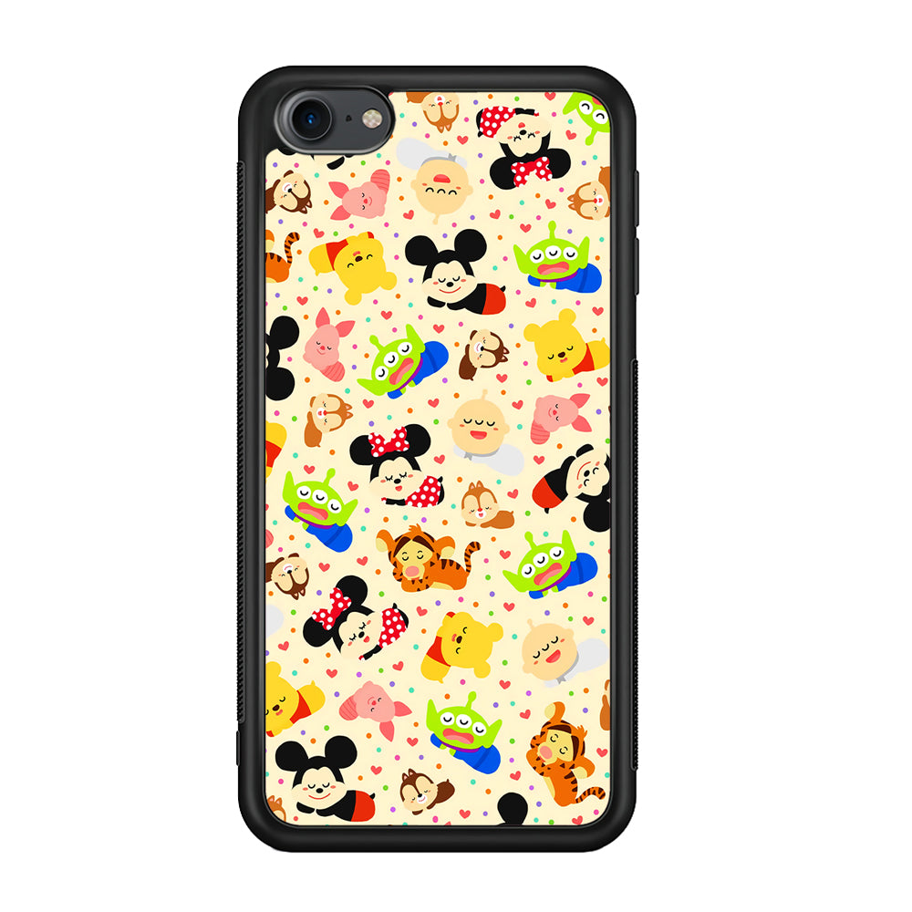 Tsum Tsum Cute Cartoon iPod Touch 6 Case-Phone Case-Rubber White (2D Case)-Altracase