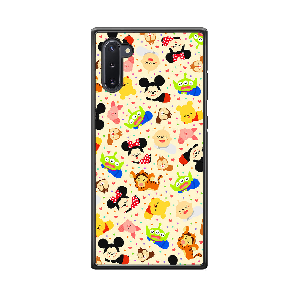 Tsum Tsum Cute Cartoon Samsung Galaxy Note 10 Case-Phone Case-Tempered Glass Case-Altracase
