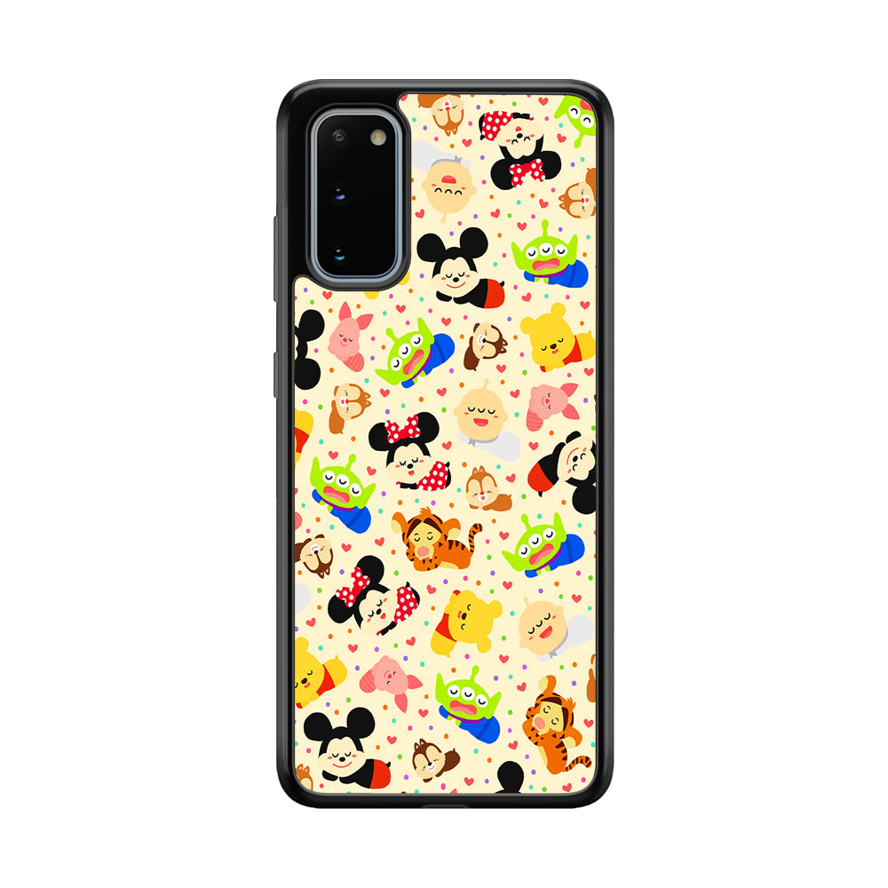 Tsum Tsum Cute Cartoon Samsung Galaxy S20 Case-Phone Case-Tempered Glass Case-Altracase