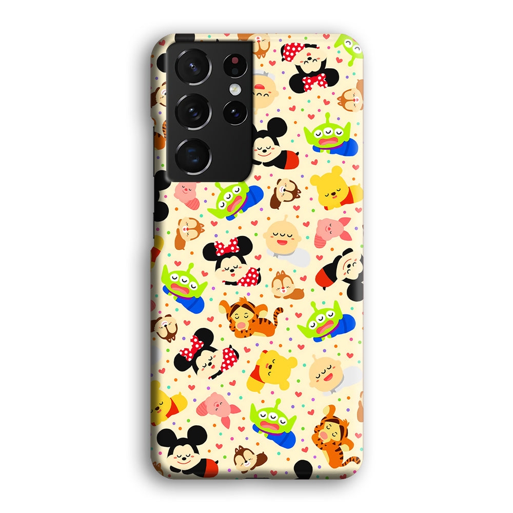 Tsum Tsum Cute Cartoon Samsung Galaxy S21 Ultra Case-Phone Case-3D Case-Altracase
