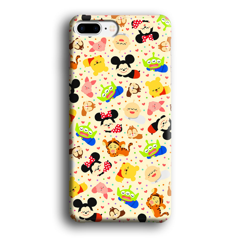 Tsum Tsum Cute Cartoon iPhone 8 Plus Case-Phone Case-3D Case-Altracase