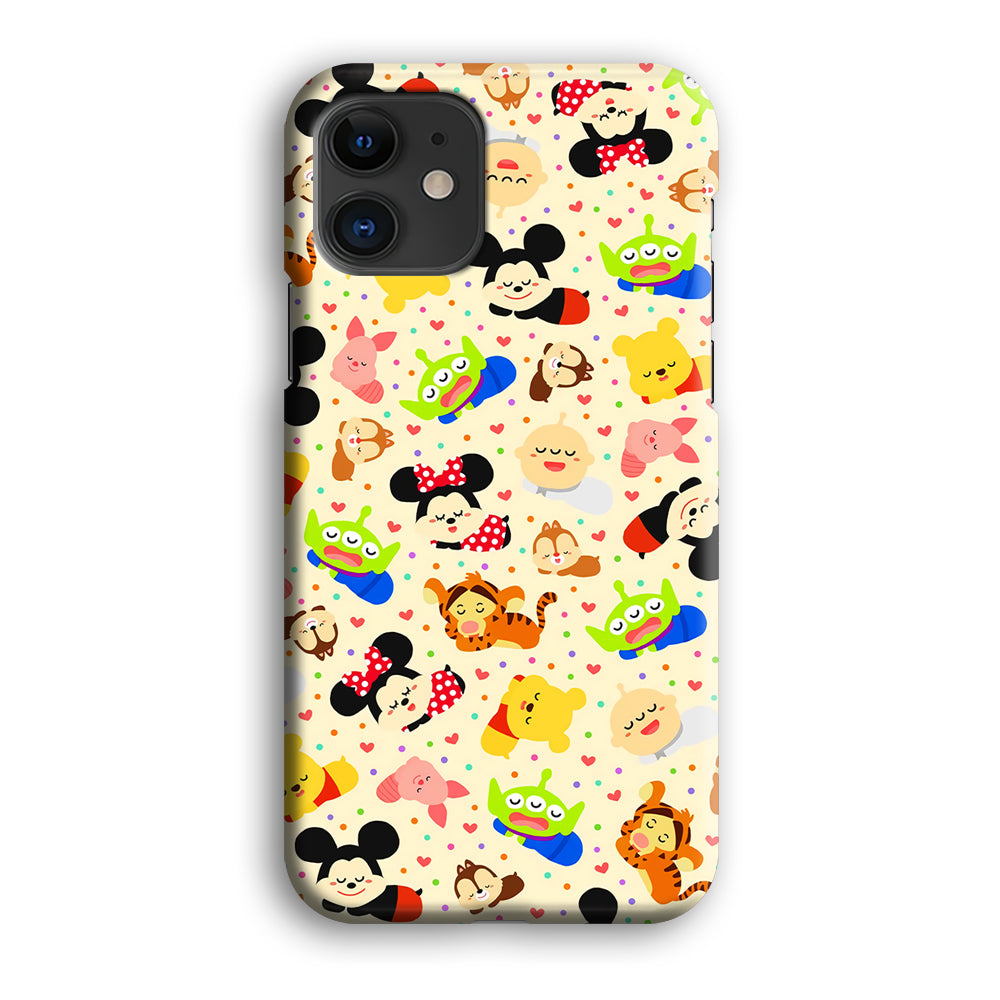 Tsum Tsum Cute Cartoon iPhone 12 Mini Case - Altracase