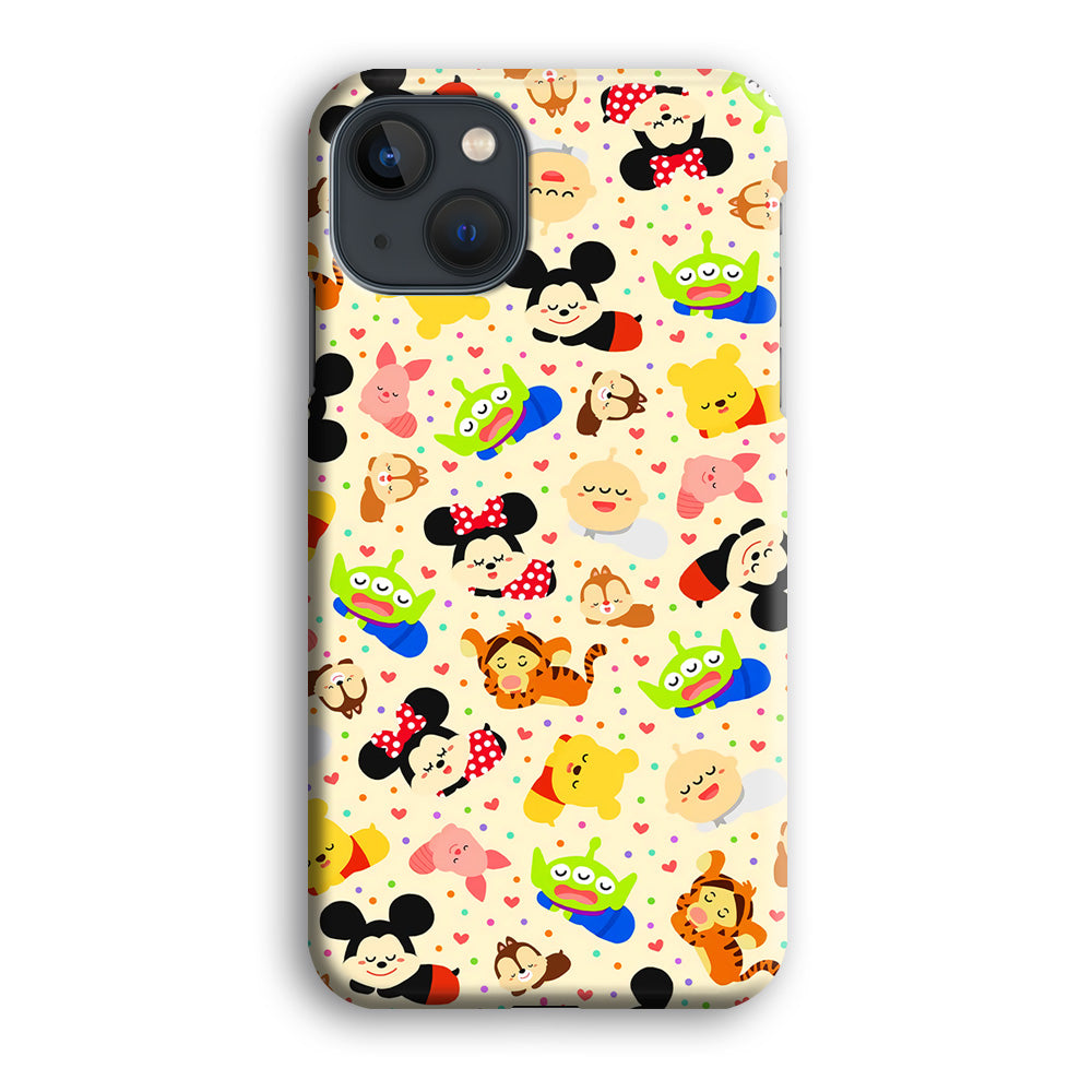 Tsum Tsum Cute Cartoon iPhone 13 Mini Case-Phone Case-3D Case-Altracase