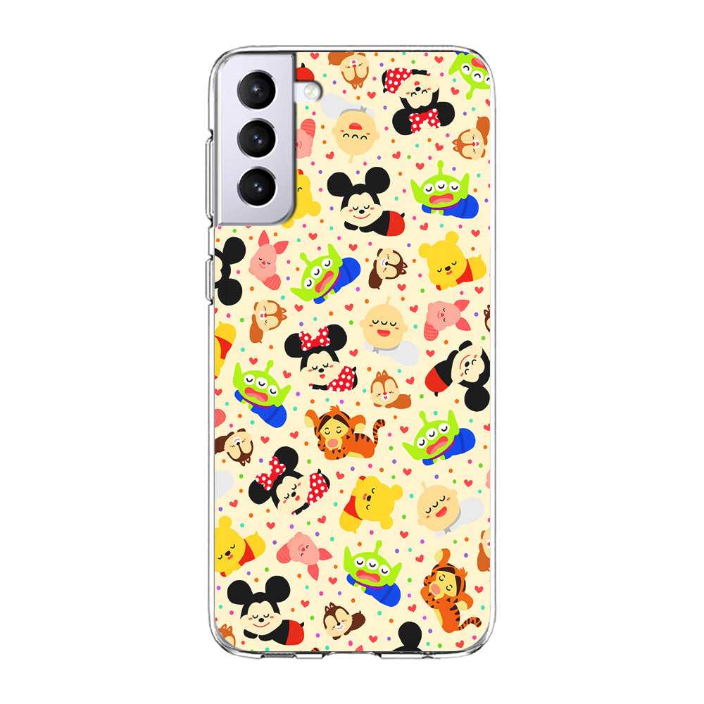 Tsum Tsum Cute Cartoon Samsung Galaxy S23 Case-Phone Case-Clear Soft Case-Altracase