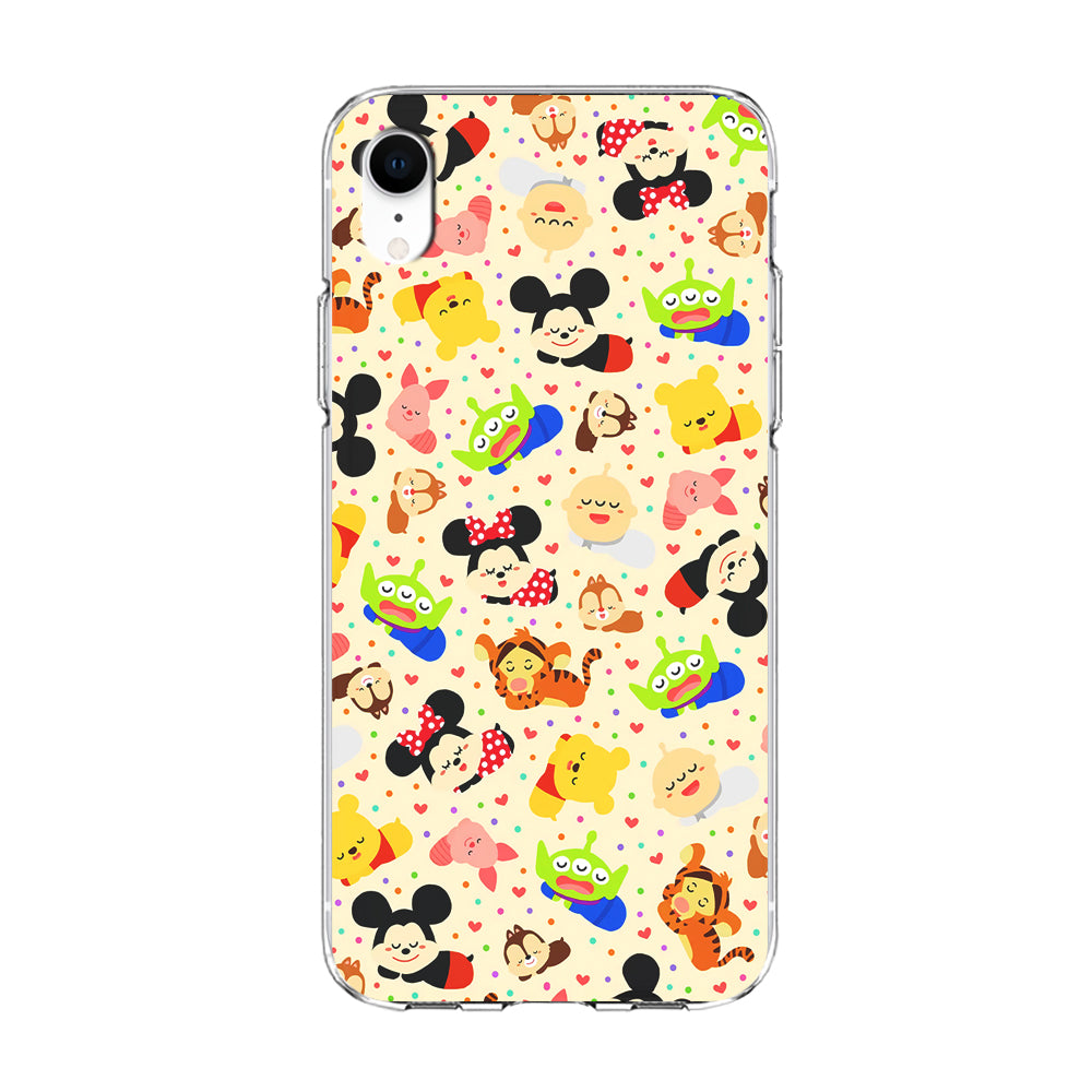 Tsum Tsum Cute Cartoon iPhone XR Case-Phone Case-Clear Soft Case-Altracase