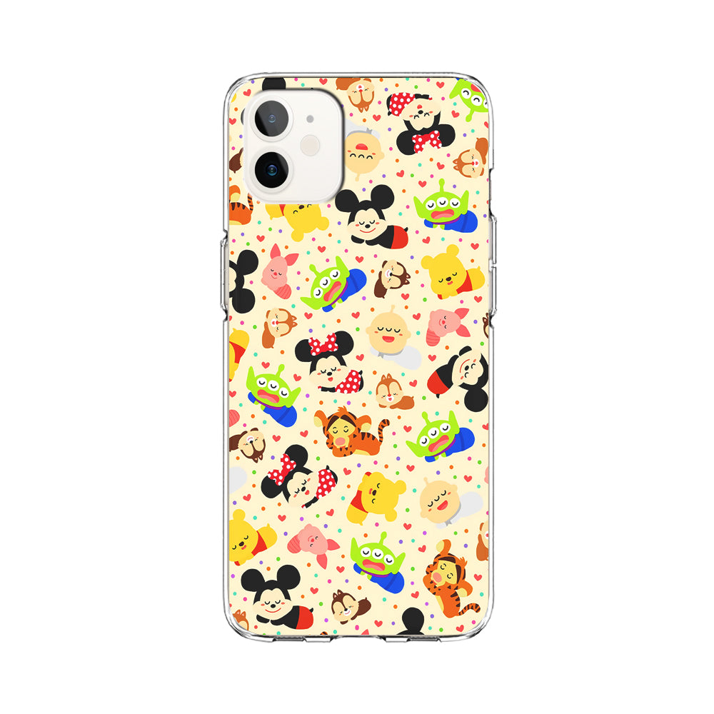 Tsum Tsum Cute Cartoon iPhone 12 Case-Phone Case-Clear Soft Case-Altracase