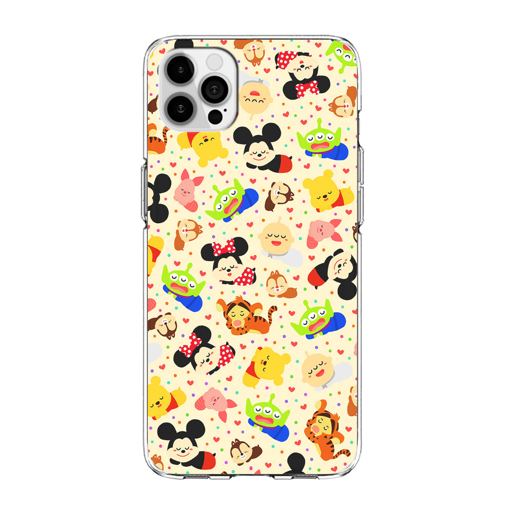 Tsum Tsum Cute Cartoon iPhone 15 Pro Case-Phone Case-Clear Soft Case-Altracase