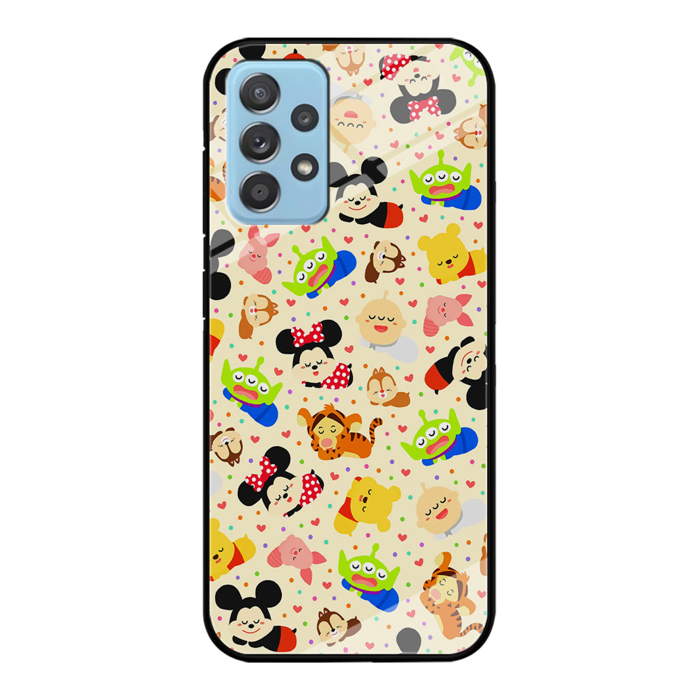 Tsum Tsum Cute Cartoon Samsung Galaxy A52 Case-Phone Case-Tempered Glass Case-Altracase