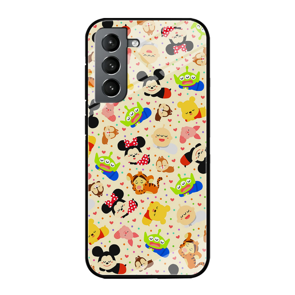 Tsum Tsum Cute Cartoon Samsung Galaxy S22 Case-Phone Case-Tempered Glass Case-Altracase