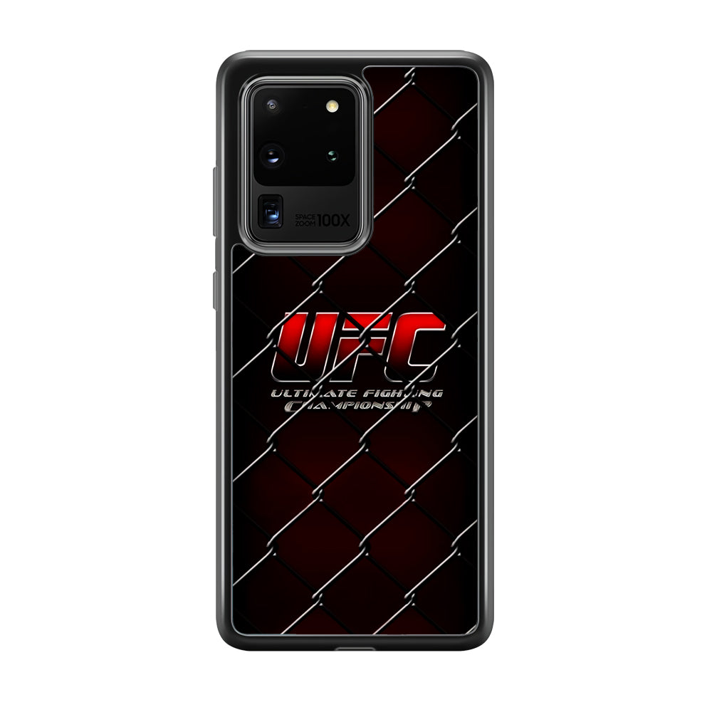 UFC Logo Ring Samsung Galaxy S20 Ultra Case-Phone Case-Tempered Glass Case-Altracase