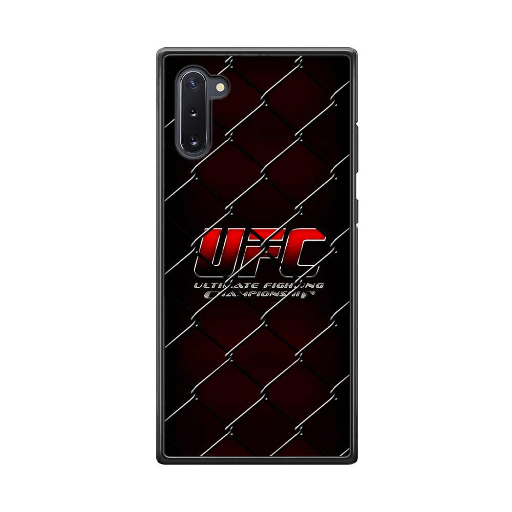 UFC Logo Ring Samsung Galaxy Note 10 Case-Phone Case-Tempered Glass Case-Altracase
