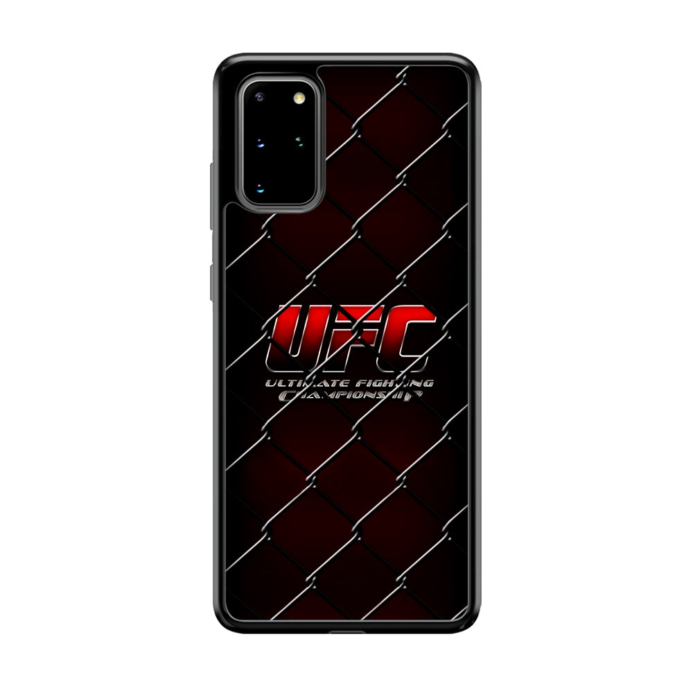 UFC Logo Ring Samsung Galaxy S20 Plus Case-Phone Case-Tempered Glass Case-Altracase