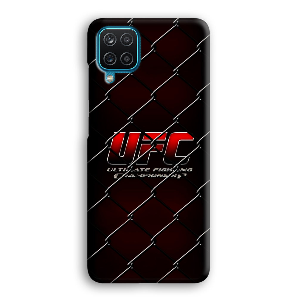 UFC Logo Ring Samsung Galaxy A12 Case-Phone Case-3D Case-Altracase