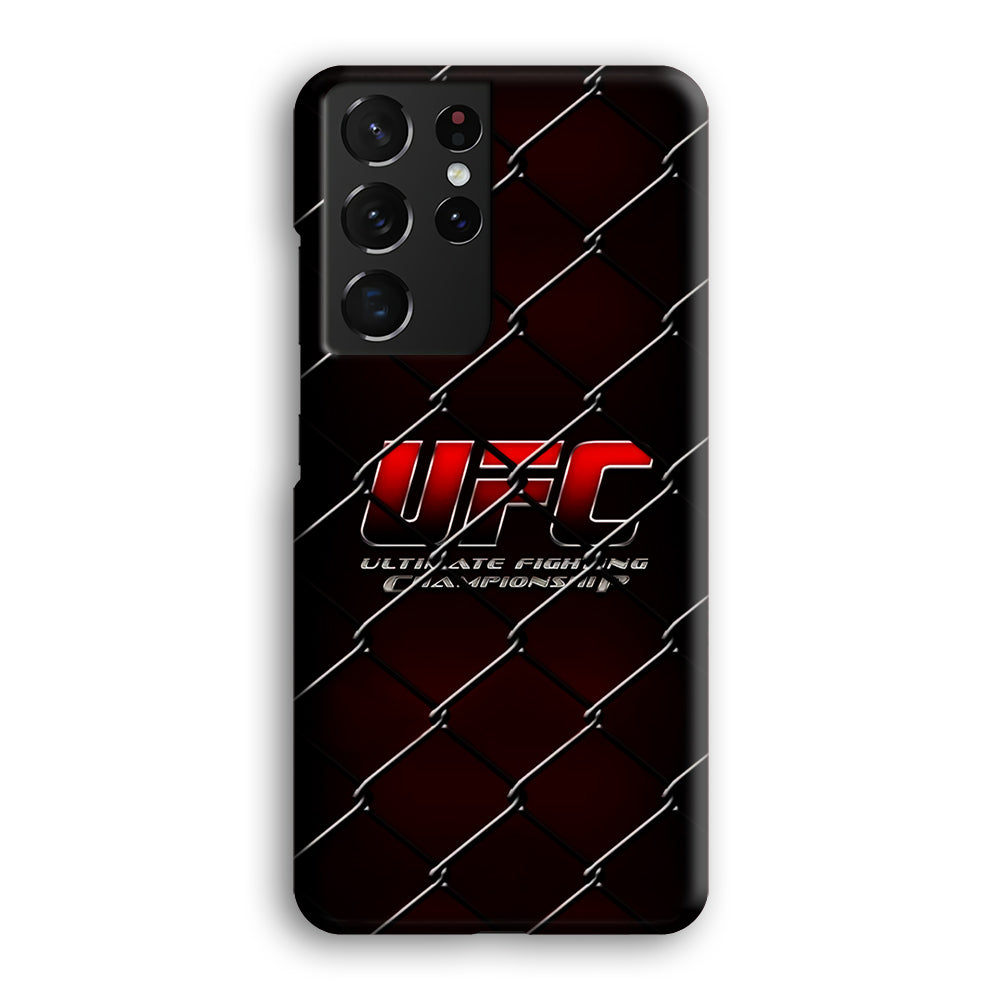 UFC Logo Ring Samsung Galaxy S21 Ultra Case-Phone Case-3D Case-Altracase